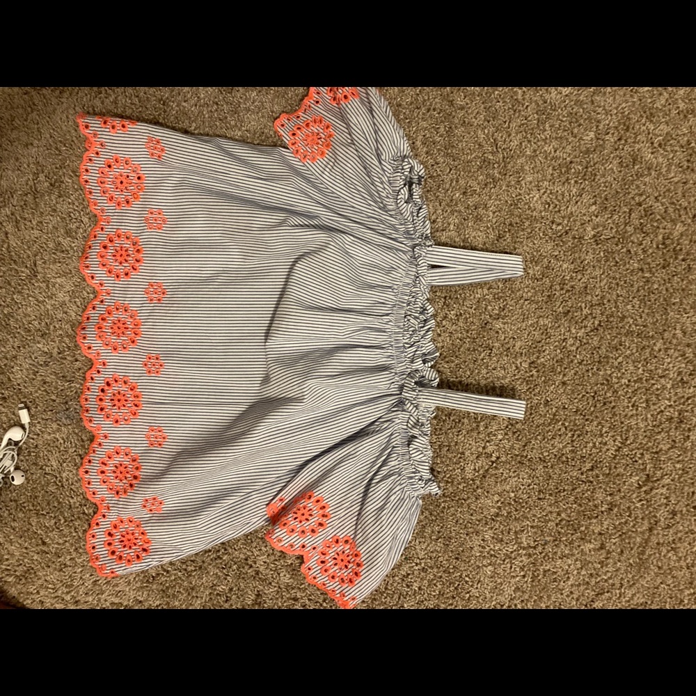 zara girls cropped top